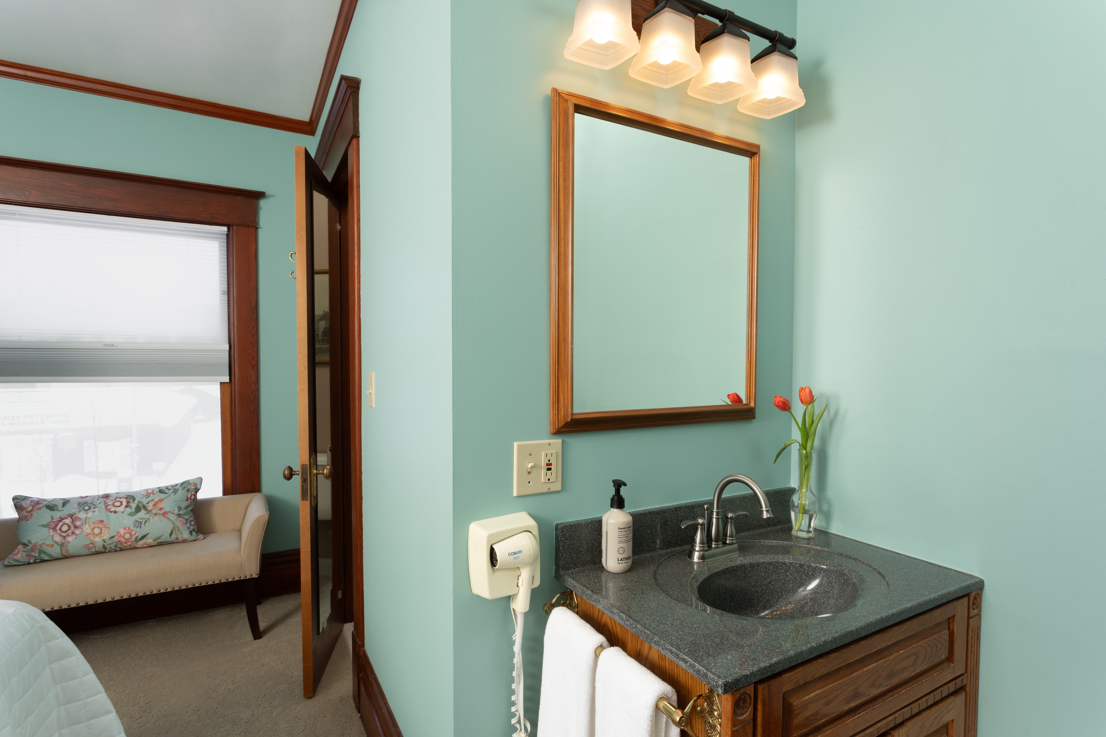 Sink for Room 2 with private bathroom