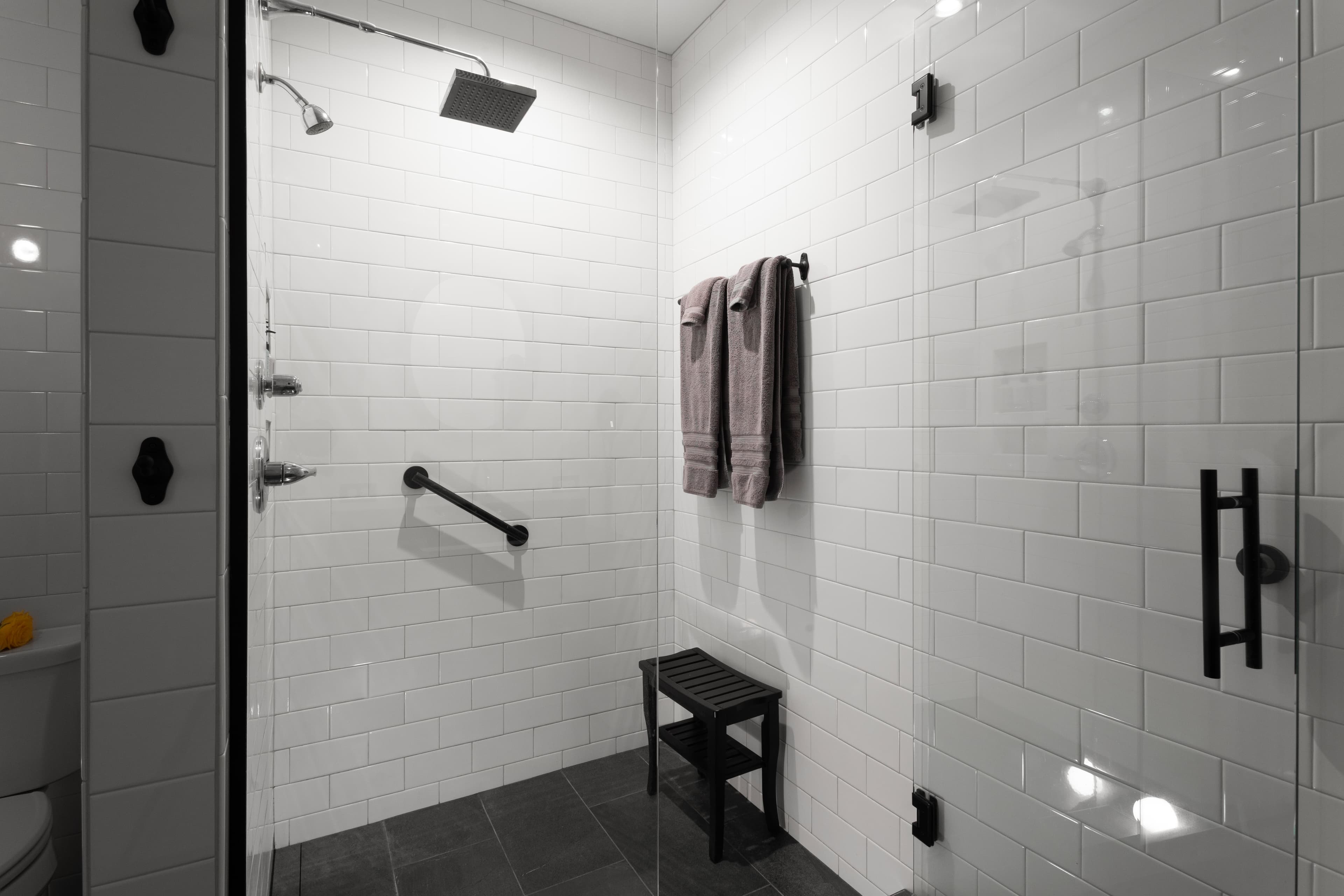 Master Suite Private bath with walk in shower