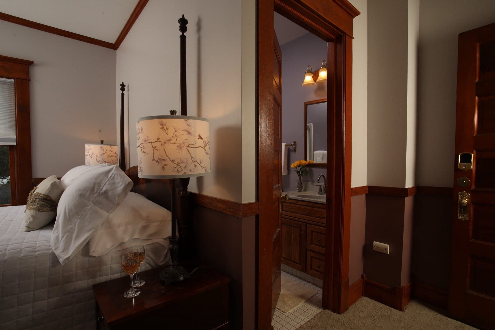 Private bathroom with tub/ shower combo